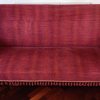 Salottino in velluto rosso