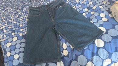 jorts denim blue tosato taglio baggy 