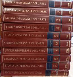 Storia universale dell'arte 10 volumi De Agostini