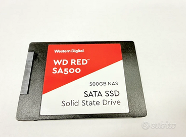 SSD 2.5" Western Digital Red SA500 500gb nas sata