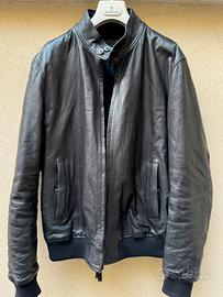 Jeckerson giacca bomber pelle uomo