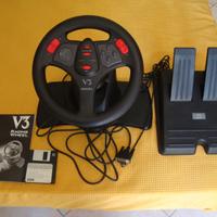 Volante e pedaliera v3 racing wheel