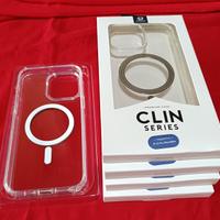Custodia cover iPhone 15 pro max 5 pezzi MAGSAFE