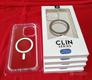 Custodia cover iPhone 15 pro max 5 pezzi MAGSAFE