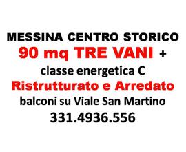 90 mq Trilocale VENDITA Messina centro RISTRUTTURA