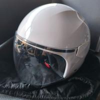 Casco Moto Bianco Scooter