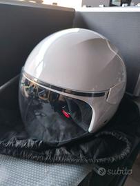 Casco Moto Bianco Scooter