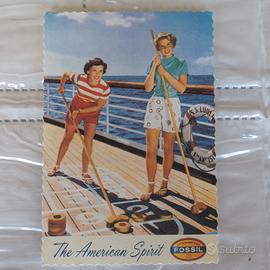 Fossil the American Spirit cartolina pubblicitaria