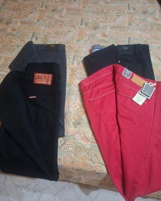 4 Pantaloni Uomo Tg 50