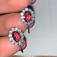 Orecchini in argento con zirconi