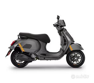 ADESIVI ARANCIO NERO VESPA 125 250 300 GTS SUPER A