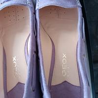 scarpe Geox in pelle di camoscio colore glicine 