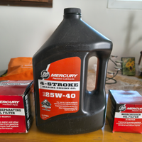 Olio motore e filtri (olio e benzina) Mercury