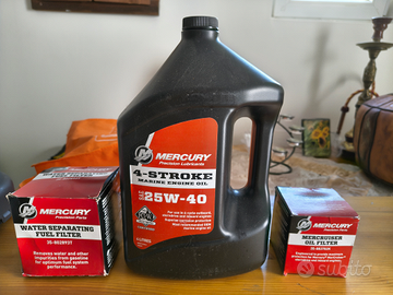 Olio motore e filtri (olio e benzina) Mercury