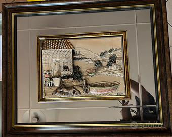 Quadro tridimensionale argento 925