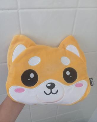 I-TOTAL mini cuscino termico con semi gatto giallo
