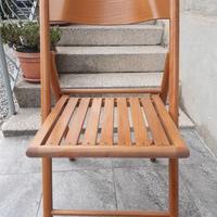 Sedie in legno pieghevoli