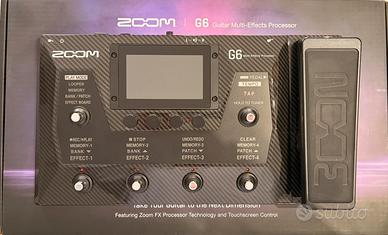 Zoom G6 - Come nuova + optional Bluetooth