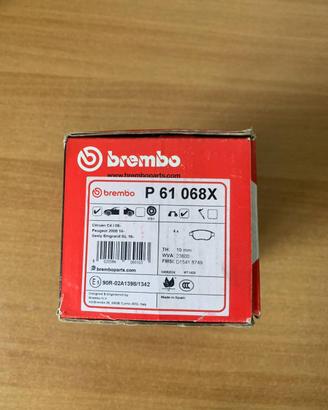 Pastiglie freno Brembo Xtra P61068X nuove