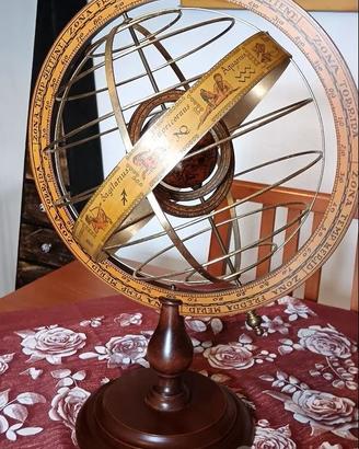 Mappamondo Globo Astrolabio VINTAGE