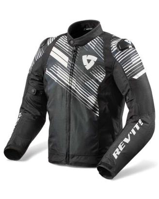 Giubbotto moto REV'IT mod. Apex TL Nero/bianco