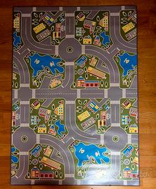 Tappeto da cameretta PISTA AUTOMOBILINE 201 x 140