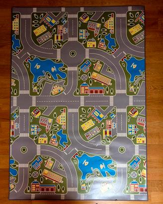 Tappeto da cameretta PISTA AUTOMOBILINE 201 x 140