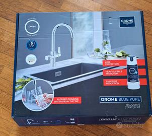 Miscelatore lavello da cucina GROHE Blue Pure Eurosmart Starter kit