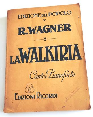 Spartito d'Epoca: "La Walkiria" di Richard Wagner