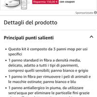 PANNI ORIGINALI ROWENTA ROBOT 