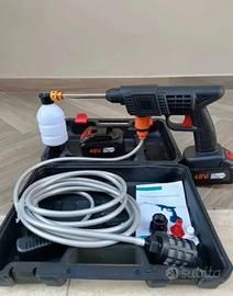 idropulitrice portatile a doppia batteria 48V 
