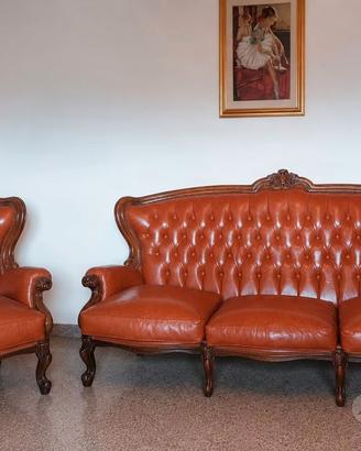 DIvano e Poltrona Chesterfield