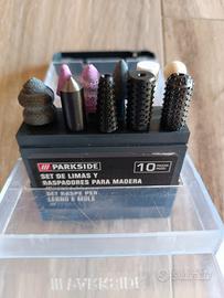 set raspe per legno e mole