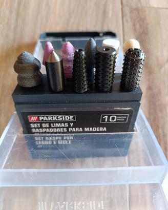 set raspe per legno e mole