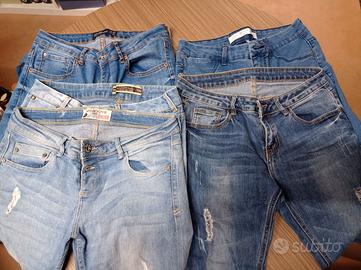 2 Denim+ 1 Alcott+2 jeans ragazza anni 10-12 anni