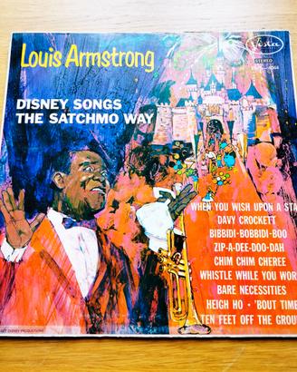 Louis Armstrong - Disney Songs LP 1a ediz. 1968
