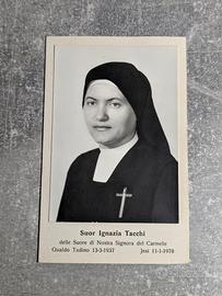 Santino Vintage Suor Ignazia Tacchi 1978