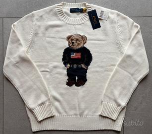 Maglione Ralph Lauren bianco uomo | M