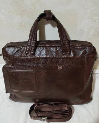 borsa da lavoro Piquadro marrone in pelle 