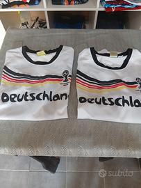 set 2 t-shirt Germania FIFA mondiali 2014 taglia L