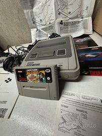 Super Nintendo SNES + Super mario all stars