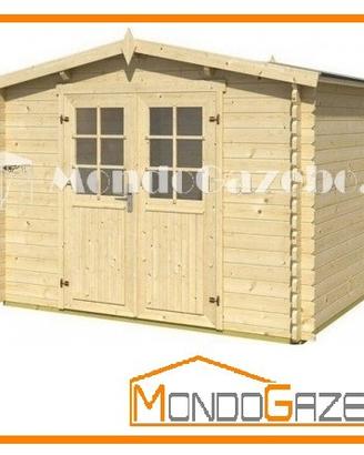 Casa legno 3,30x3,30/34mm casetta giardino