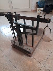 Bilancia Bascula in ferro con pesi 