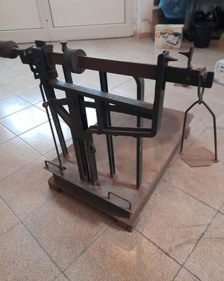 Bilancia Bascula in ferro con pesi 