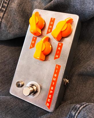 Lightspeed pedale overdrive trasparente chitarra
