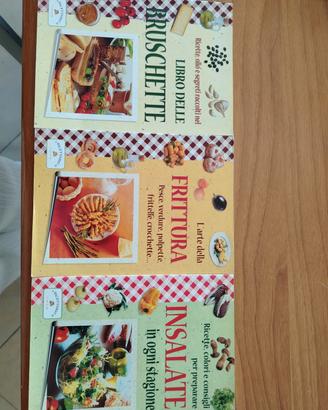 Tre libretti di ricette