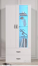 Vetrina bianca lucida