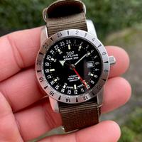 Glycine Airman 2000 Gmt Diver 200m Automatic 1990s
