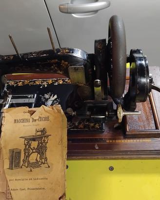macchina da cucire da tavolo del 1900 marca Opel