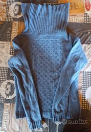 Lana morbida collo a scialle 